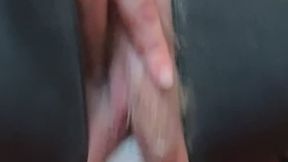 Upclose: I Bounce on My Fuck Chair & Realistic Dildo with My Hairy Pussy
