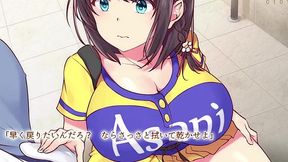 Hentai video. Cute busty teen babe gets fucked by the guy with a huge cock
