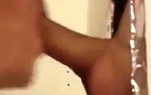 Guy cums down my throat at the GH