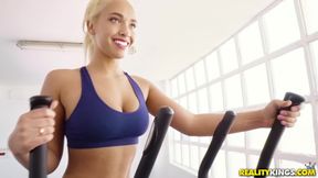 Marco Banderas' Wild Latina Passion in Steamy Gym Heat