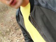 Twink licks his own precum then chews own cum till it turns into foam - Of course he swallows all!