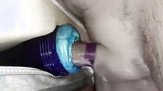 Alien Fleshlight Creampie Fuck With Hunk