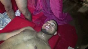 Sexy Latino fucked by straight Arab in discret basement