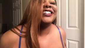 Mistress Trina Humiliates SPH Beta boy for trying to get with her with a SMALL DICK