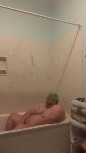 Humongous Chub Ogre Fatty Daddy Burly Chub Flexes His Massive Body In A Skimpy G-String