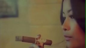 Instagram woman smoke cigar