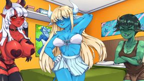 Sexy Succubus Introduces Futa To Her Friends - Demons Rise Up!