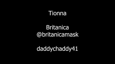 Britanica Mask Pleasuring Tionna SBBW #bbw #ssbw #lesbian #cuck #tits #boobs #pussy #oral #pussyeating