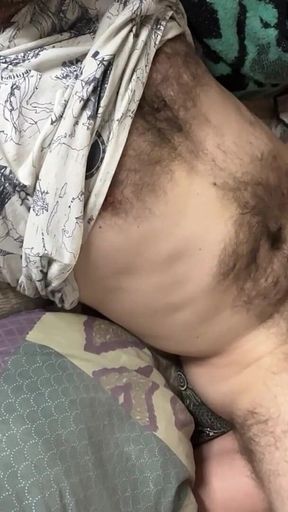 Fucking Mature Hairy Daddy and Cumming on His Cock