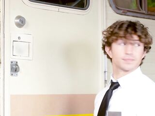 TRAILERTRASHBOYS Virgin Twink Eddie Patrick Drilled By Masculine Jason