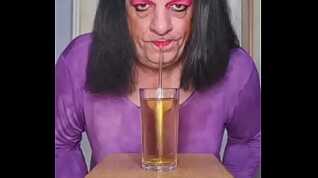 crossdressing sissy may not be liked but you will never stop me from swallowing my pee with the 1 vote down wanker