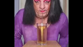 crossdressing sissy may not be liked but you will never stop me from swallowing my pee with the 1 vote down wanker