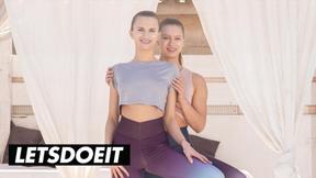 ”Stepsisters Indulge in Sexy Girl on Girl Sex - A BABE KNOWS”