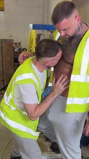New Apprentice Services the Bosses Huge Cocks!