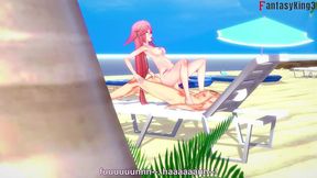 yae miko bikini sex on the beach full genshin impact - thanks