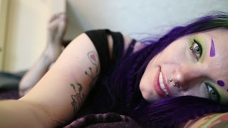 Heaven- Gothy tattooed girl in The Pose(sole circus)