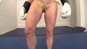 Muscle Goddess Femdom Boxing POV