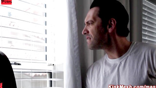 Bound Neighbor Fisting & Fucking - BDSM Threesome with Anal Play