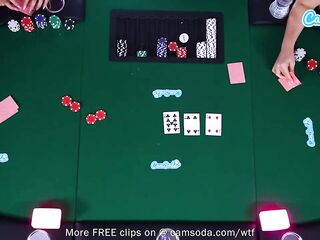 Large Butt? Large Melons? They have it all... The CamSoda Beauties Playing Disrobe Poker