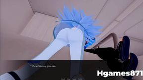 Busty HoloGirl Seduces You In New Anime Porn Game Adventure