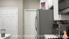 Step Mommy with big tits chats dirty then sucks cock