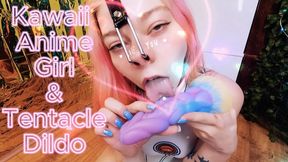 Kawaii Anime Girl And Tantacle Dildo