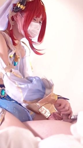 Genshin Impact Nilou Cosplayer get Fucked, Asian Hentai Cosplay 5   Clip 1