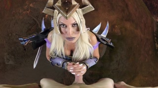 Bridgette B is your Warlock mistress and she's commanding you to cum