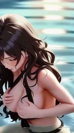Beautiful Woman With Glasses Helps me. episode-4. AI-generated   Clip 1