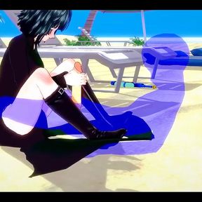 One Punch Man Hentai - Fubuki Handjob and Fucked - Japanese Asian Manga Anime Film Game Porn