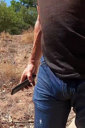 Getting my jeans completely soaked with piss on a hike