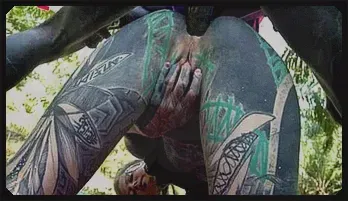 Tattooed Couple’s Intense Outdoor Anal Fun