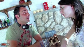 mia moore : hard ass fucked in the kitchen