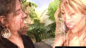 ”Lesbian sex with Latinas Stephani Moretti & Veronica Rodriguez”