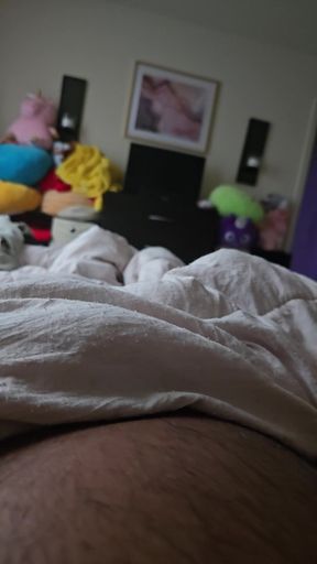 Daddy teases morning erection