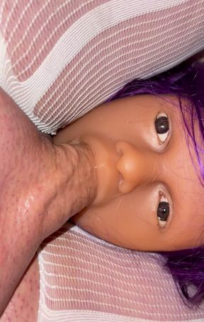 Sex doll blow job night