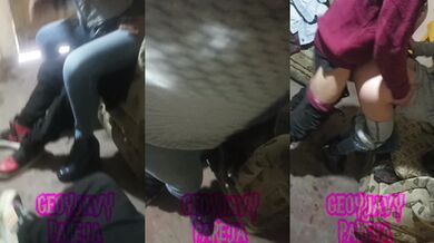 Fucking in front of my cuckold husband on a night of partying I pass this