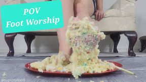 Birthday Cake Mess