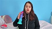 HUMPTOY JOY SUCTION CUP DILDO REVIEW - LARGE CUSTOM SILICONE DILDO