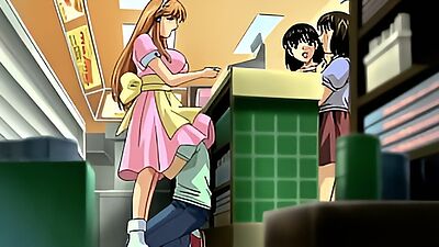 Young Step Brother Touching her Step Sister in Public! Uncensored Hentai [Subtitled]