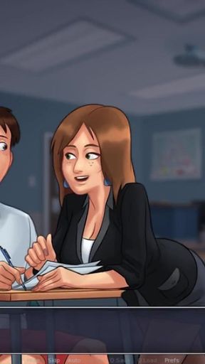 SUMMERTIME SAGA - HARD FUCK OF MY FRENCH TEACHER - PART - 3   Clip 1