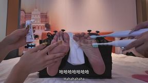 White Socks & Ankle Restraints – Slow Sock Removal and Foot Tickling