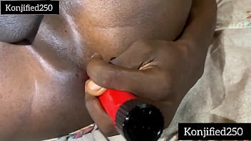 Straight guy fingers his ass while kissing his bestie