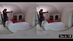 Lana Wolf Vr Part Three &ndash_ Behind The Scenes - Football Loving Freak W Enormous Ass Dominated In Rough Threesome