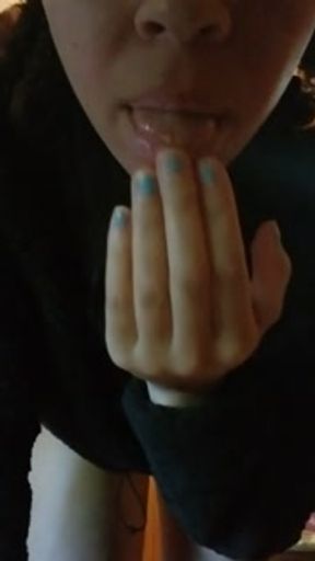 Teen plays with pussy and imagines you're there