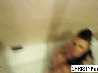 Makeup Room Bathroom BTS With Hawt Christy Mack