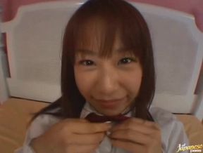 Naughty Japanese Teen 18+ Learns Blowjob Skills in Intense POV Session