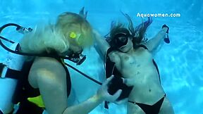 Mistress Takes The Regulator Of Underwater Bound Babe