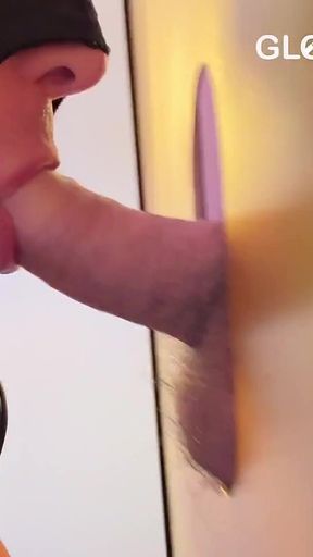 Long Foreskin Fucks My Mouth Pussy at the Gloryhole and Breeds It Deep