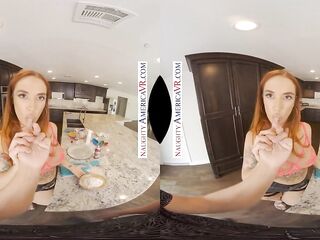 Naughty America - your Wife's Friend, Siri Dahl Bangs YOU in the Kitchen!!